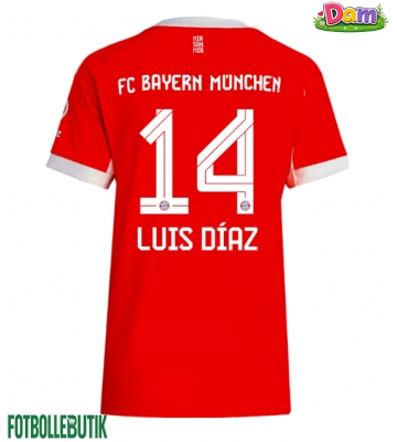 Bayern Munich Luis Diaz #14 Hemmatröja Kvinnor 2025-26 Kortärmad